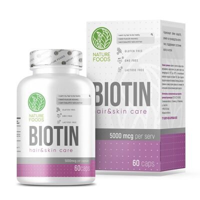 Nature Foods Biotin 5000 (60 капс)