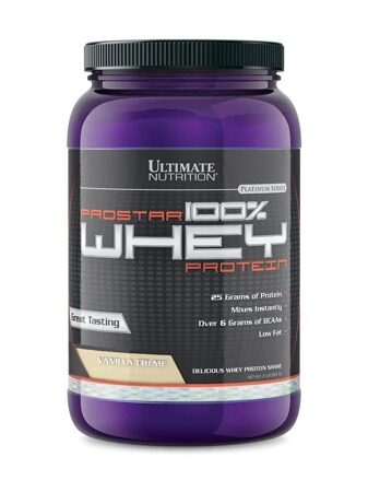 Ultimate Nutrition 100% Whey, ванильный крем (907г)