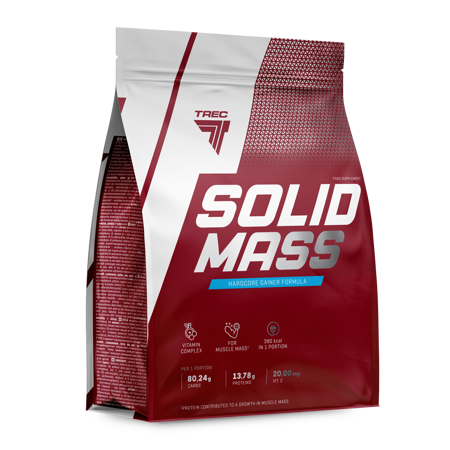 Trec Nutrition Solid Mass, ваниль (3000г)