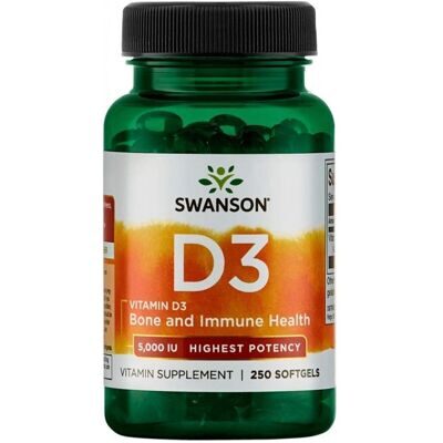 SWANSON VITAMIN D-3 4000IU (90 капс)