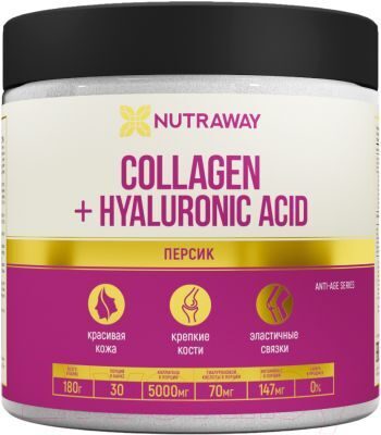 Nutraway Collagen + Hyaluronic Acid (180г)