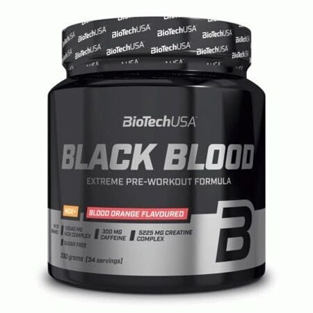 BiotechUSA Black Blood NOX+, красный апельсин (340г)