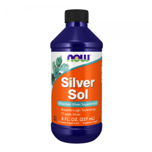 NOW Silver Sol 10 PPM Liquid 8FL. OZ.