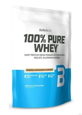 BiotechUSA 100% Pure Whey, карамель-капучино (1000г)