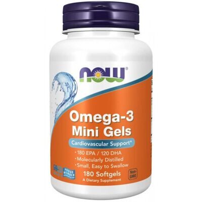 Now Foods Omega-3 Mini Gels (180 капс)