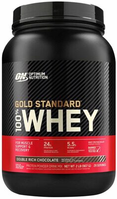 ON 100% WHEY GOLD STANDART, ванильное мороженное (898г)